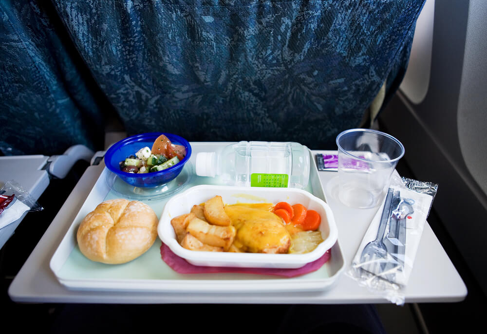 مزه غذا در هواپیما