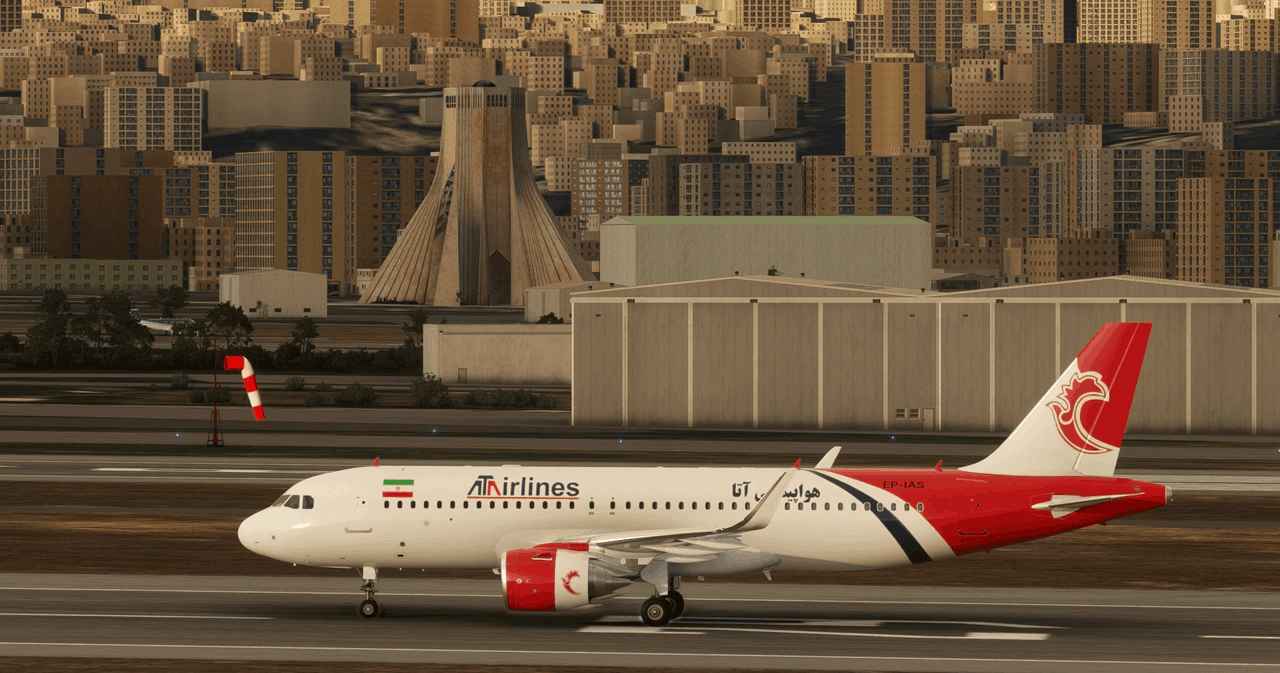 هواپیما آتا در تهران